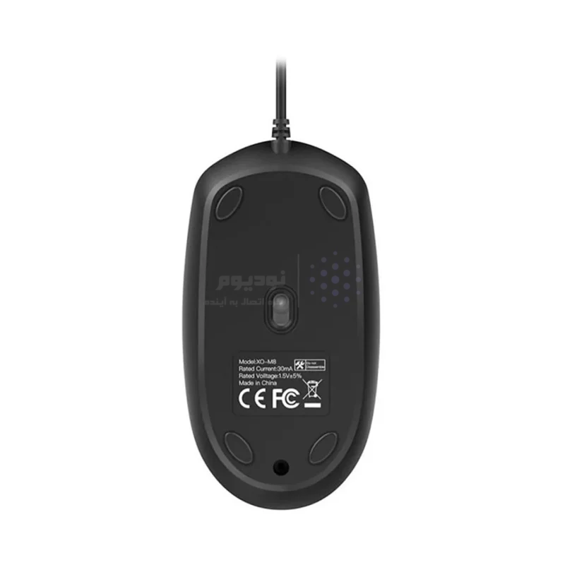ماوس باسیم XO مدل XO-M8 - مشکی - تصویر 3