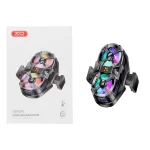 فن خنک کننده گوشی موبایل XO مدل XO-SL04 - مشکی (دارای نورپردازی RGB)