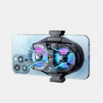 فن خنک کننده گوشی موبایل XO مدل XO-SL04 - مشکی (دارای نورپردازی RGB) - تصویر 3