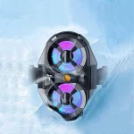 فن خنک کننده گوشی موبایل XO مدل XO-SL04 - مشکی (دارای نورپردازی RGB) - تصویر 5