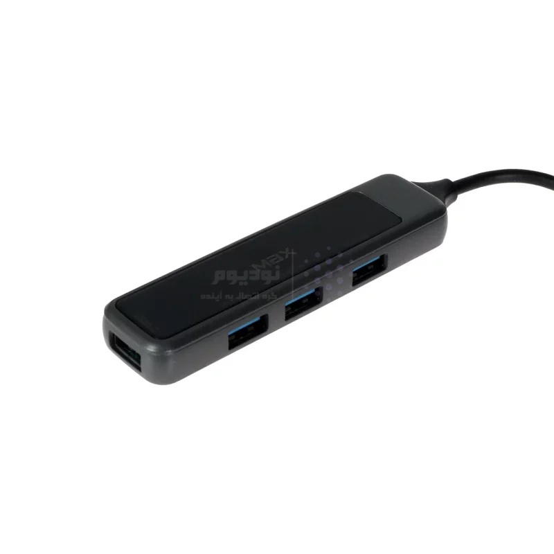 هاب 4 پورت Max مدل MV-33 - خاکستری - MMX - تصویر 3
