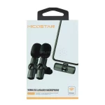 میکروفون یقه ای بی سیم Hicostar Lightning مدل HS-MC522i (دو میکروفون) - تصویر 5