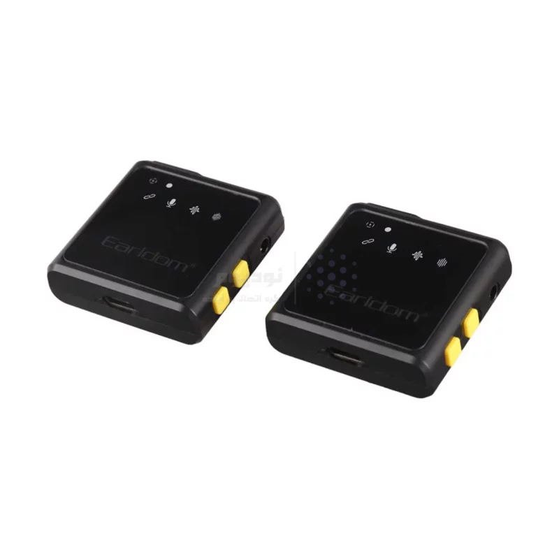 میکروفون بی سیم یقه ای Earldom Lightning مدل ET-MC9L - مشکی - تصویر 4