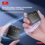 میکروفون بی سیم یقه ای Earldom Lightning مدل ET-MC9L - مشکی - تصویر 6