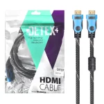 کابل 1.5 متری DETEX+ HDMI - مشکی