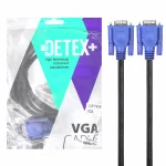 کابل 3 متری DETEX+ VGA 3+4 - مشکی