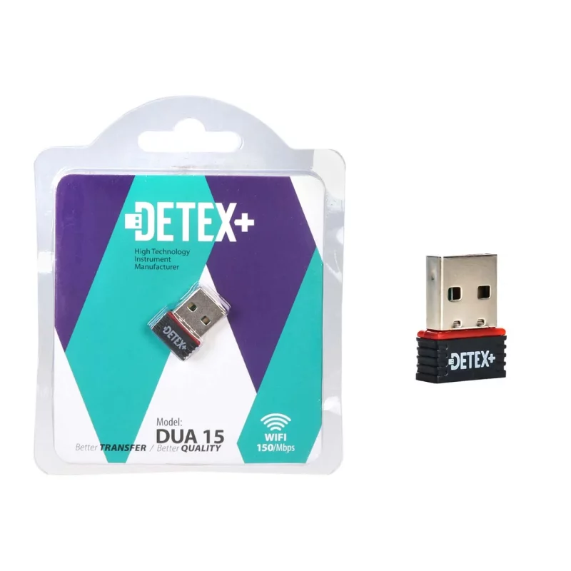 دانگل وای فای +DETEX مدل DUA 15 - مشکی - تصویر 2