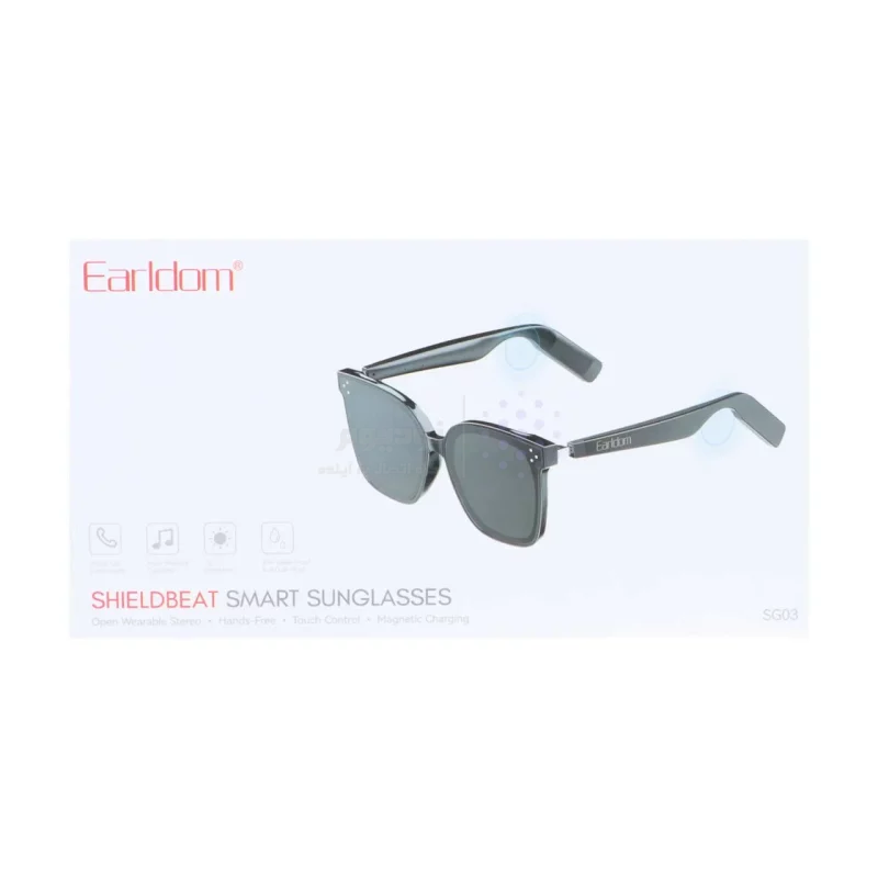 عینک دودی هوشمند Earldom UV400 مدل SG03 - مشکی (قابلیت مکالمه و پخش موسیقی) - تصویر 8