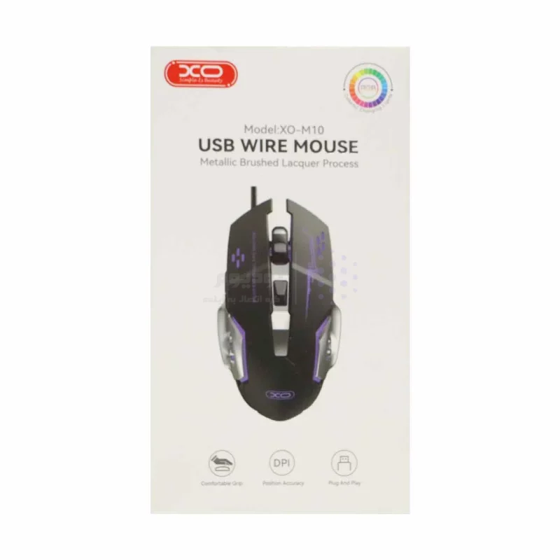ماوس باسیم گیمینگ XO مدل XO - M10 - مشکی نقره ای - تصویر 5