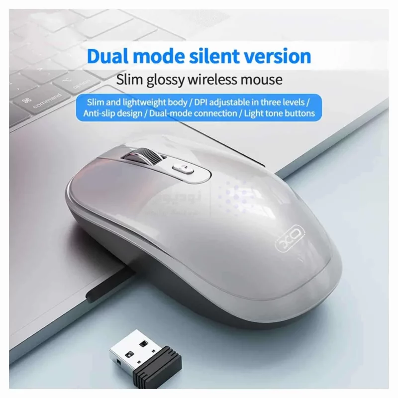 ماوس بی سیم XO مدل XO-M11 - نقره ای - تصویر 5