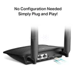 مودم روتر 4G LTE بی سیم TP-Link 300Mbps مدل TL-MR100- مشکی (گارانتی 34 ماهه پانا) - تصویر 5