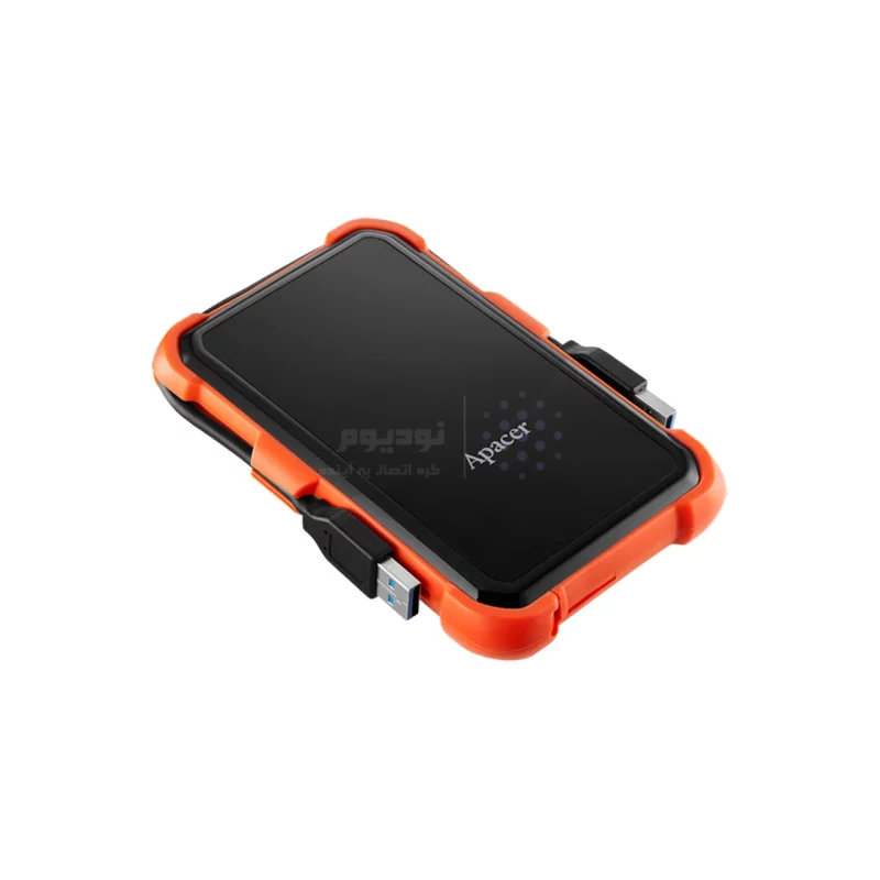 هارد اکسترنال Apacer مدل AC630 ظرفیت 1TB - مشکی نارنجی - تصویر 6