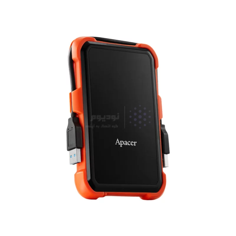 هارد اکسترنال Apacer مدل AC630 ظرفیت 1TB - مشکی نارنجی - تصویر 8
