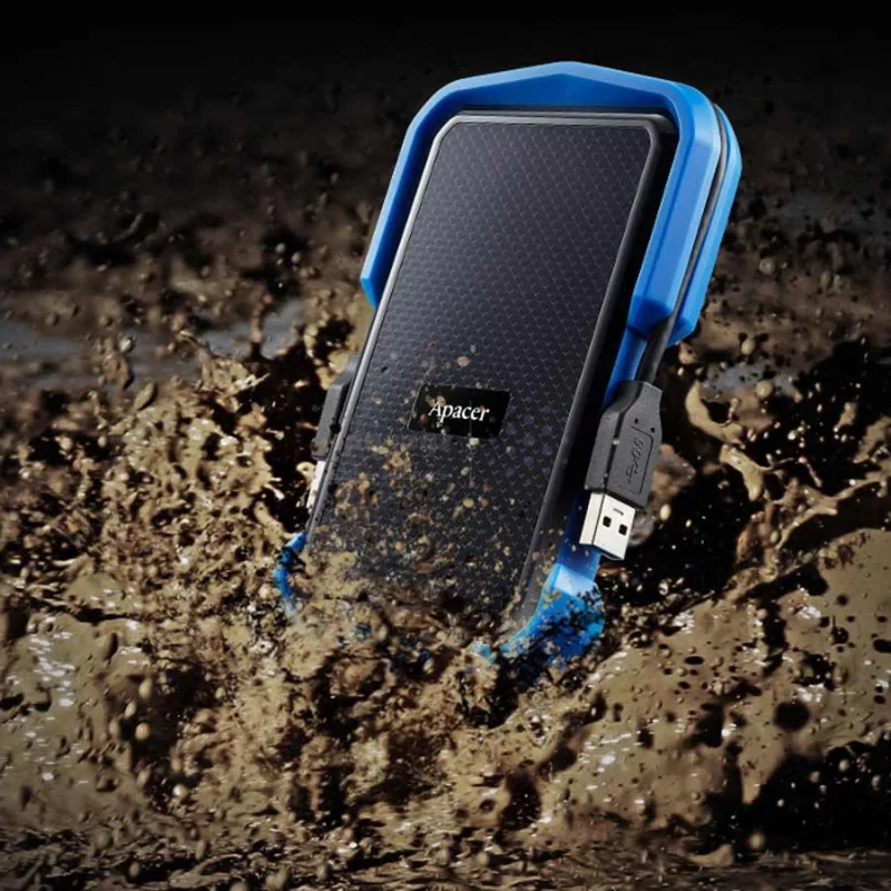 هارد اکسترنال Apacer مدل AC631 ظرفیت 1TB - مشکی آبی - تصویر 3