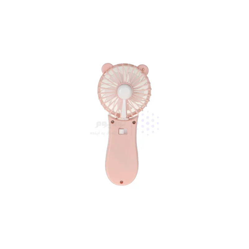 پنکه شارژی با قابلیت اتصال به موبایل مدل HJ-5047 - صورتی - تصویر 4