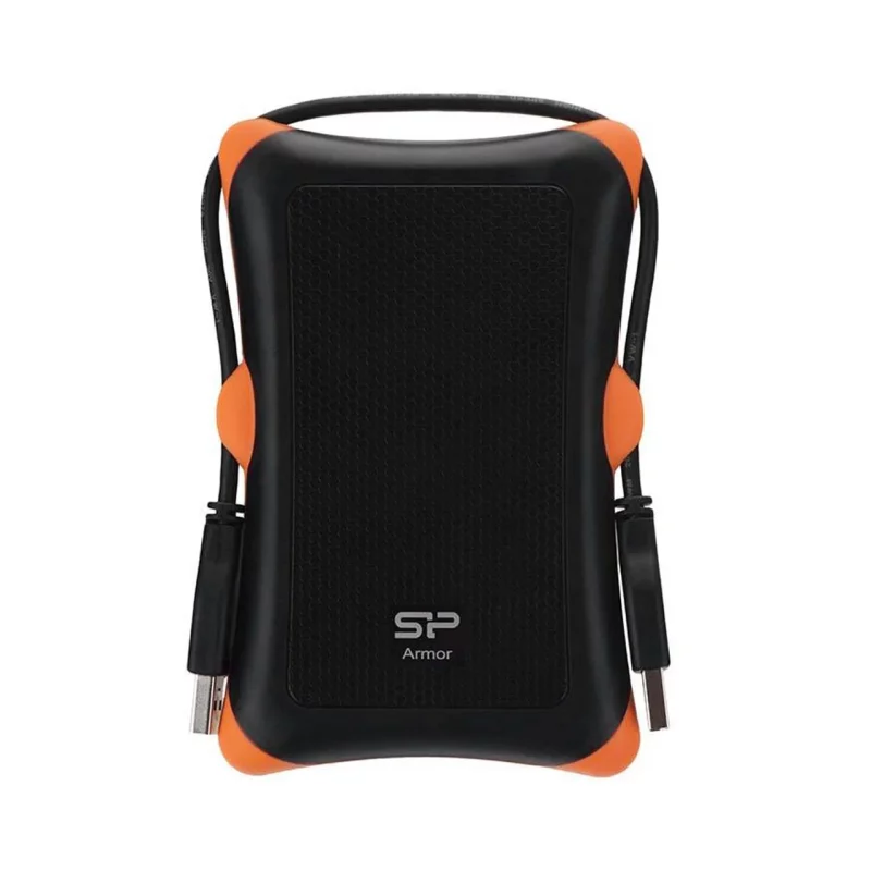 هارد اکسترنال silicon power USB3.2-1TB مدل Armor A30 مشکی نارنجی - تصویر 2