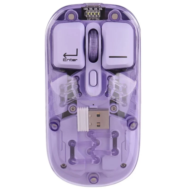ماوس بی سیم Eleven مدل WM913 - بنفش (گارانتی یکساله شرکتی) - تصویر 3