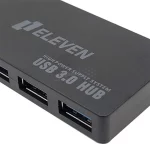 هاب 4 پورت Eleven USB3.0 مدل H301 - مشکی (گارانتی یکساله شرکتی) - تصویر 4