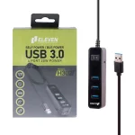 هاب 4 پورت Eleven USB3.0 مدل H302 - مشکی (گارانتی یکساله شرکتی)