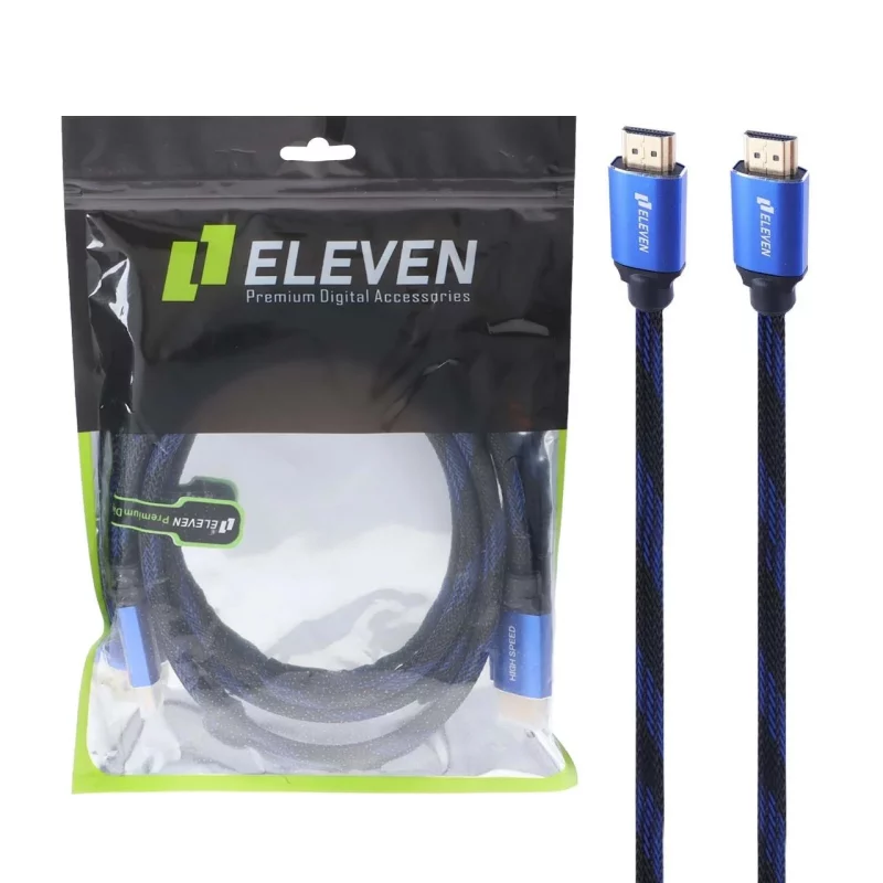 کابل 1.5 متری Eleven HDTV - آبی (گارانتی یکساله شرکتی) - تصویر 2