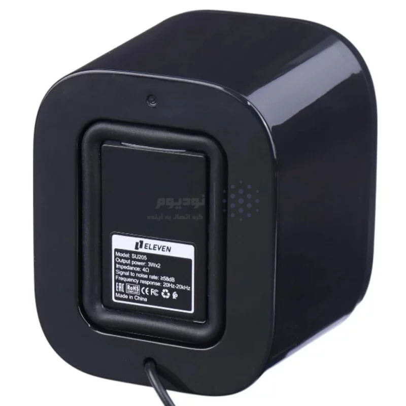 اسپیکر رومیزی دوتکه Eleven مدل SU205BT - مشکی (گارانتی یکساله شرکتی) - تصویر 5