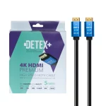 کابل 5 متری DETEX+ HDMI 4K - مشکی