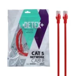 کابل شبکه 1 متری DETEX+ Cat5 - تصویر 3