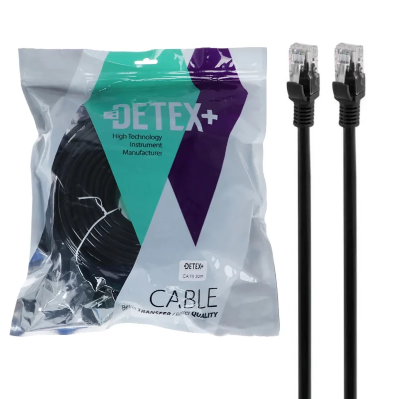کابل شبکه 30 متری DETEX+ Cat6 - تصویر 2