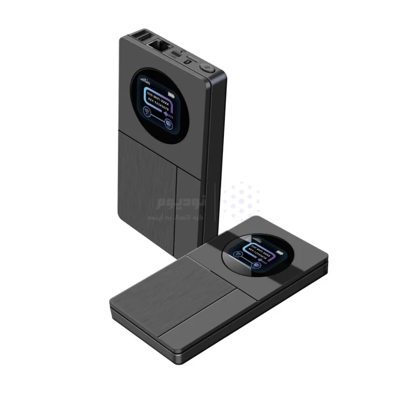 مودم همراه پاوربانکی Naztech مدل 99C Plus 4G - مشکی - تصویر 3