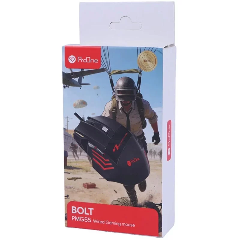 ماوس باسیم گیمینگ ProOne مدل Bolt PMG55 - مشکی - تصویر 2