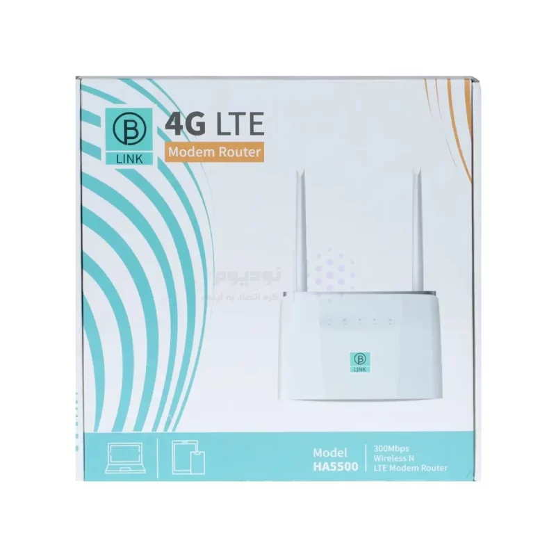 مودم رومیزی B-Link 4G LTE مدل HA5500 - سفید - تصویر 5