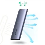 باکس هارد UGREEN NVMe M.2 SSD مدل CM400-10902 - مشکی (گارانتی 18 ماهه آسان پیشرو) - تصویر 6