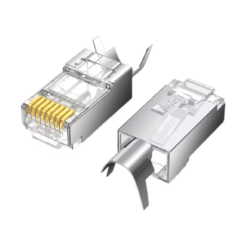سوکت کابل شبکه UGREEN Cat6A FTP RJ45 مدل NW123-70316 (بسته 10 عددی) - تصویر 2