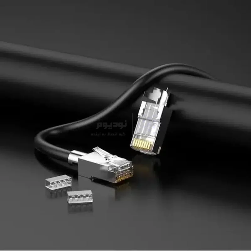 سوکت کابل شبکه UGREEN Cat6A FTP RJ45 مدل NW123-70316 (بسته 10 عددی) - تصویر 3