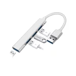 هاب 4 پورت ProOne USB3.0 مدل PHU575 - نقره ای - تصویر 3