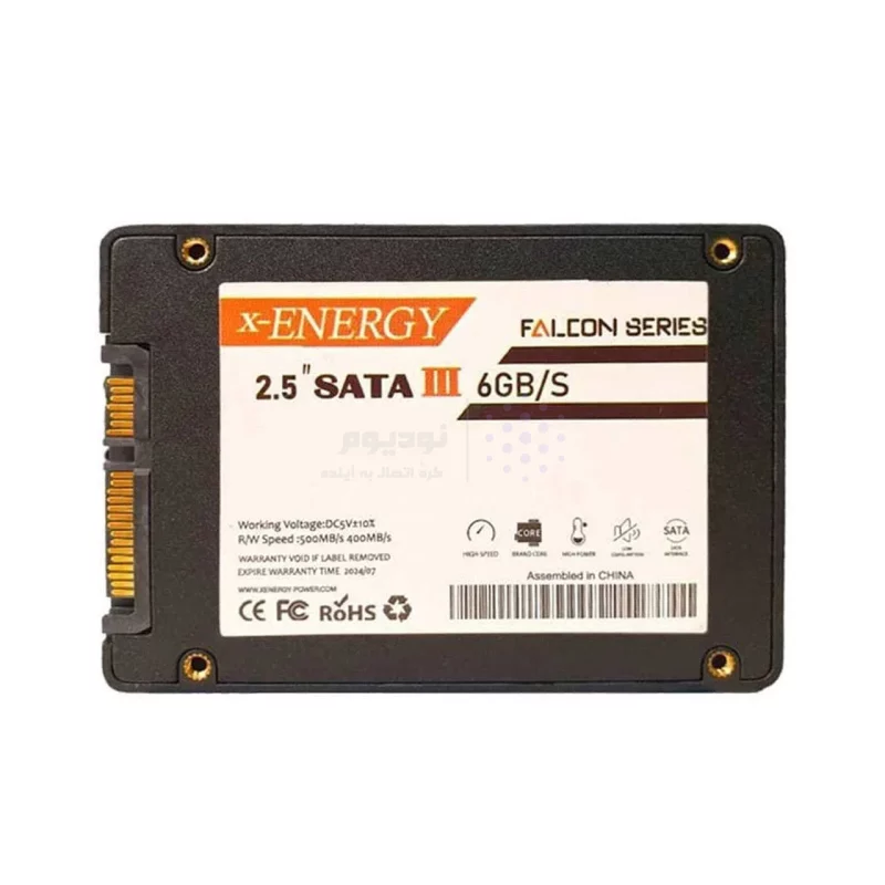 هارد X-ENERGY SSD مدل Falcon ظرفیت 480GB - مشکی (گارانتی 18 ماهه IPM) - تصویر 3