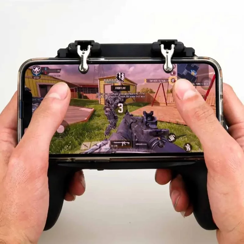 دسته بازی PubG موبایل XO مدل H10 - مشکی - تصویر 8