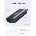 دانگل بلوتوث انتقال صدا UGREEN مدل CM523-60300 - مشکی (گارانتی 18 ماهه آسان پیشرو) - تصویر 5