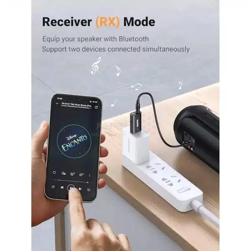 دانگل بلوتوث انتقال صدا UGREEN مدل CM523-60300 - مشکی (گارانتی 18 ماهه آسان پیشرو) - تصویر 6
