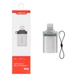 تبدیل Tranyoo USB3.0 TO Lightning OTG مدل T-E40 - نقره ای