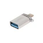 تبدیل Tranyoo USB3.0 TO Lightning OTG مدل T-E40 - نقره ای - تصویر 3