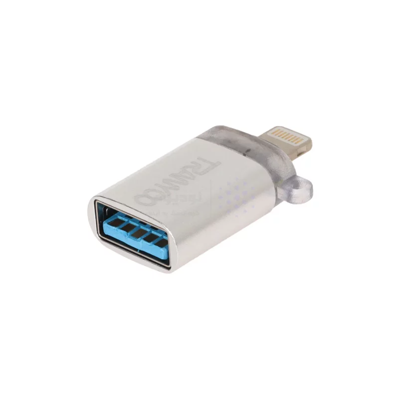 تبدیل Tranyoo USB3.0 TO Lightning OTG مدل T-E40 - نقره ای - تصویر 3