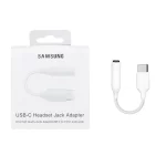 مبدل USB-C به جک 3.5 میلیمتری - سفید