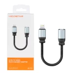 تبدیل Hicostar AUX TO Lightning مدل HS-T13i - خاکستری