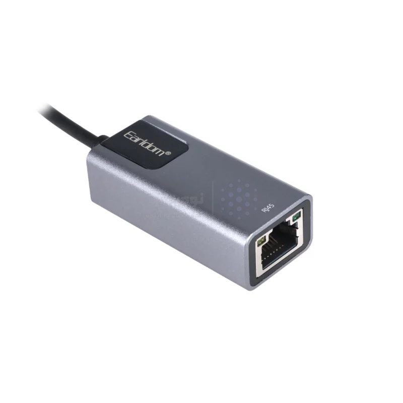 تبدیل Earldom Type-C To Ethernet مدل NC2 - مشکی - تصویر 4