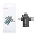 تبدیل OTG سه کاره Earldom USB3.0 مدل OT80 - مشکی