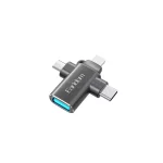 تبدیل OTG سه کاره Earldom USB3.0 مدل OT80 - مشکی - تصویر 3