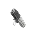 تبدیل Earldom Type-C / AUX To Lightning مدل OT107L - خاکستری - تصویر 4