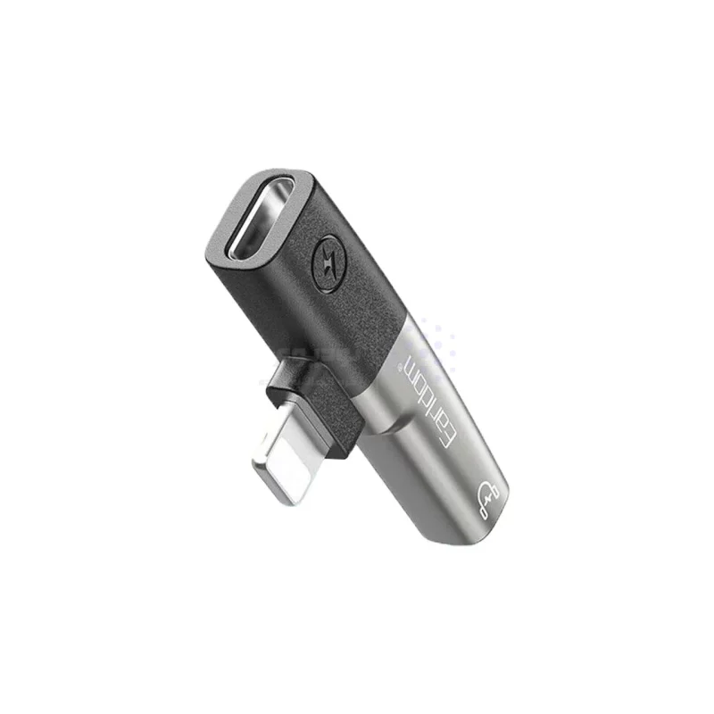 تبدیل Earldom Type-C / AUX To Lightning مدل OT107L - خاکستری - تصویر 4