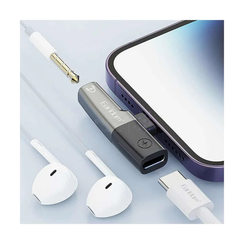 تبدیل Earldom Type-C / AUX To Lightning مدل OT107L - خاکستری - تصویر 6